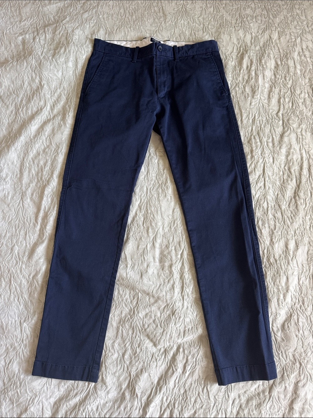 J. Crew Navy Slim Straight Chino Pants